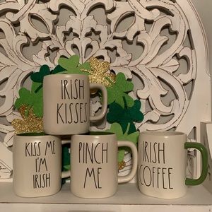 Rae Dunn St. Patrick’s Day Mugs (4)